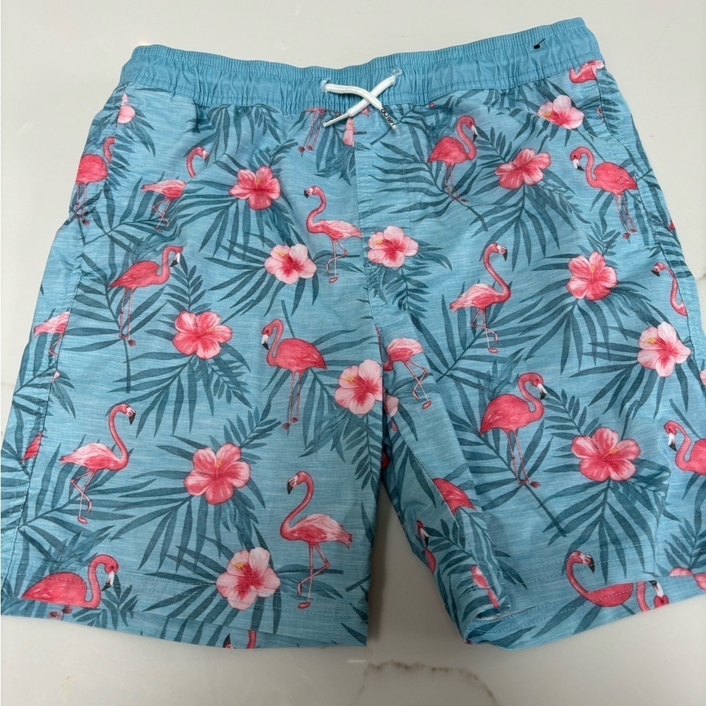 Valour collective swim boys large flamingos swim shorts - Picture 3 of 3